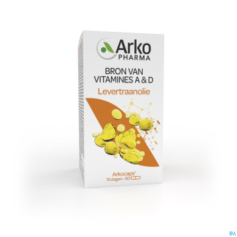 Arkogelules huile foie morue    60
