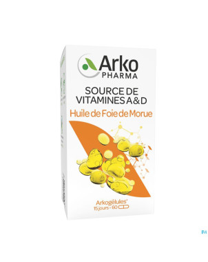 Arkogelules huile foie morue    60