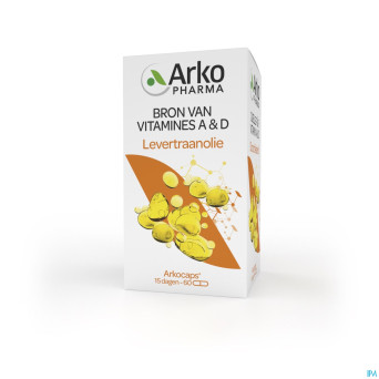 Arkogelules huile foie morue    60