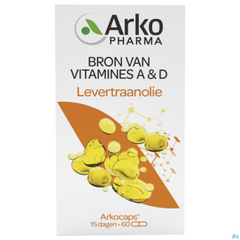 Arkogelules huile foie morue    60