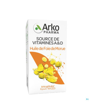 Arkogelules huile foie morue    60
