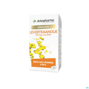 Arkogelules huile foie morue    60