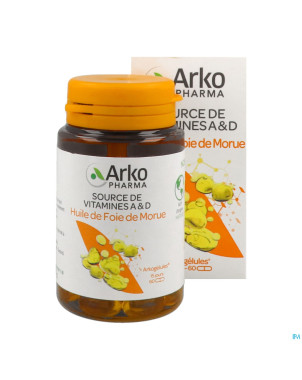 Arkogelules huile foie morue    60