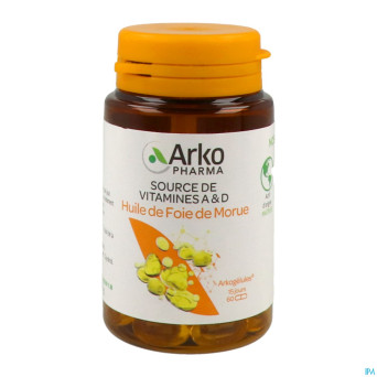 Arkogelules huile foie morue    60