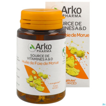 Arkogelules huile foie morue    60