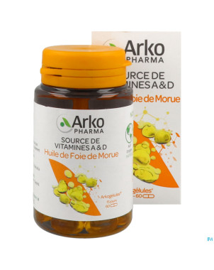 Arkogelules huile foie morue    60