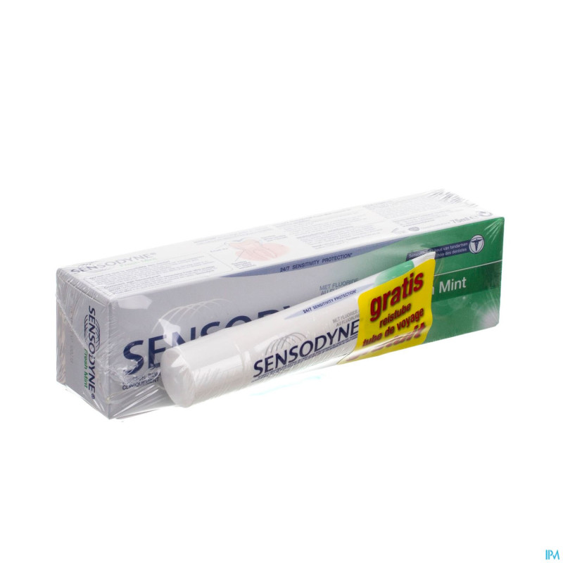 Sensodyne dentif freshmint 75ml+minitube    20ml