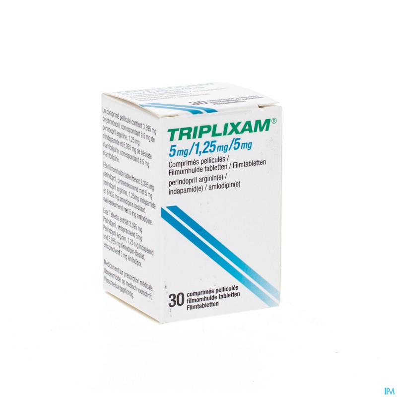 Triplixam  5mg/1,25mg/ 5mg comp pell  30
