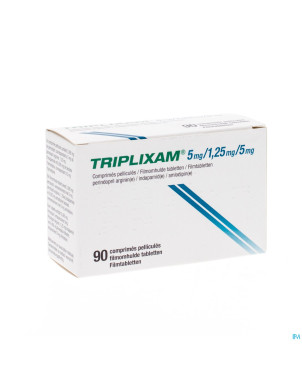 Triplixam  5mg/1,25mg/ 5mg comp pell  90