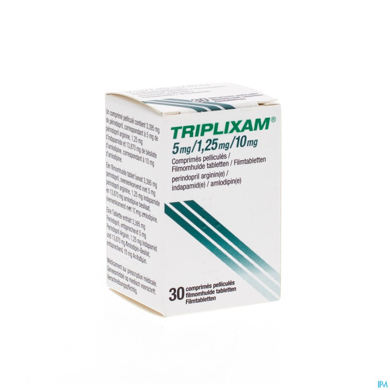 Triplixam  5mg/1,25mg/10mg comp pell  30