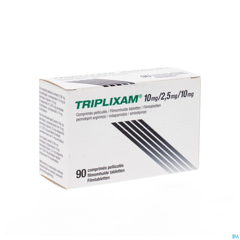 Triplixam 10mg/2,50mg/10mg comp pell  90