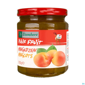 Damhert confiture abricots 100% fruit s/sucre 315g
