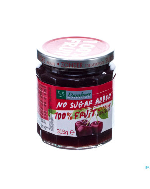 Damhert confiture cerises 100% fruit s/sucre  315g