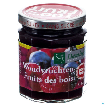 Damhert confiture fruits for. 100% fruit s/s  315g