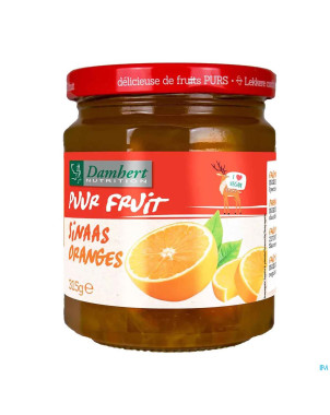 Damhert confiture oranges 100% fruit s/sucre  315g