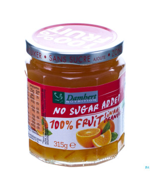 Damhert confiture oranges 100% fruit s/sucre  315g