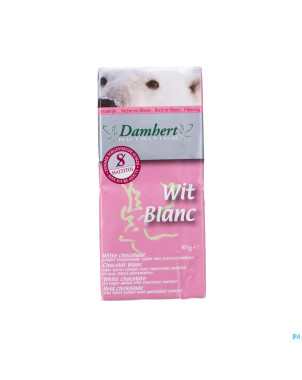 Damhert chocolat blanc s/sucre    85g