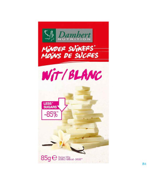 Damhert chocolat blanc s/sucre    85g