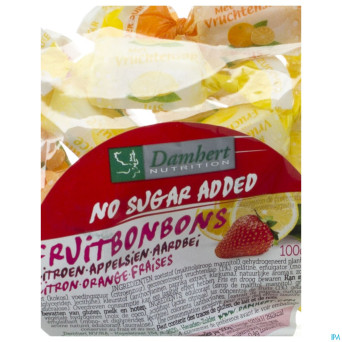 Damhert caramels fruits s/sucre    100g