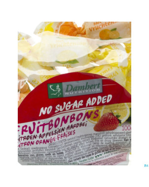 Damhert caramels fruits s/sucre    100g