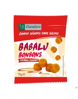 Damhert babalu bonbons au beurre s/sucre    75g