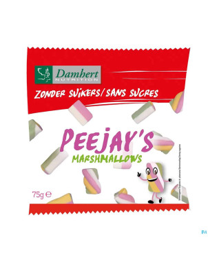 Damhert peejays marshmellows s/sucre    75g