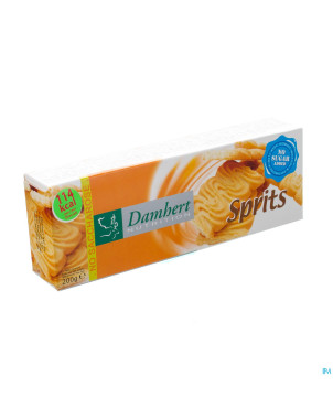 Damhert sprits biscuits nature s/sucre    200g