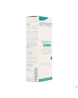Dermagor matiderm masque purete pg tube 40ml