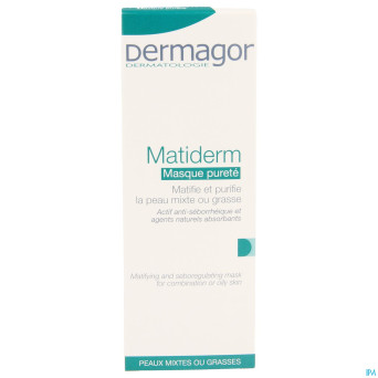 Dermagor matiderm masque purete pg tube 40ml