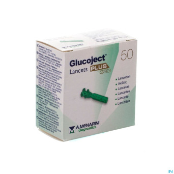 Glucoject lancets plus 33g  50 44118
