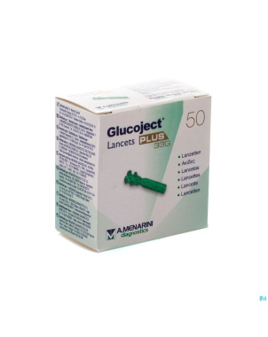 Glucoject lancets plus 33g  50 44118