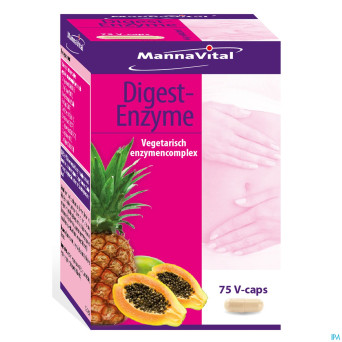 Mannavital digest enzyme  v-caps 75