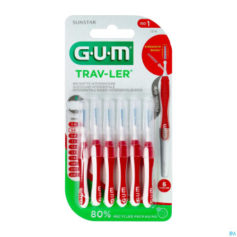 Gum trav-ler brosse interdent. 0,8mm 6    1314m6