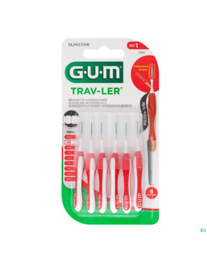 Gum trav-ler brosse interdent. 0,8mm 6    1314m6