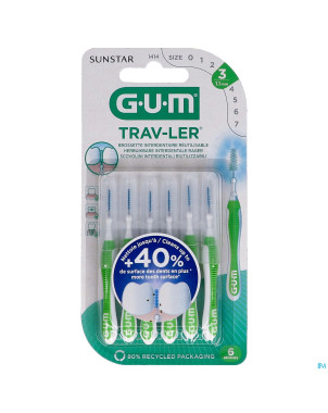Gum trav-ler brosse interdent. 1,1mm 6    1414m6