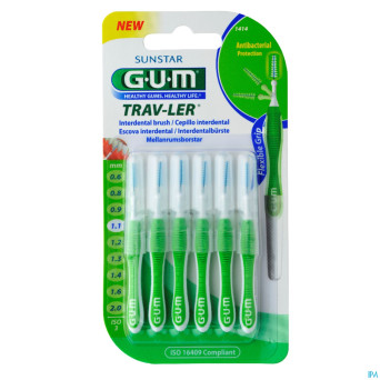 Gum trav-ler brosse interdent. 1,1mm 6    1414m6