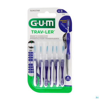 Gum trav-ler brosse interdent. 1,2mm 6    1512m6