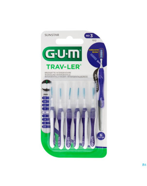 Gum trav-ler brosse interdent. 1,2mm 6    1512m6