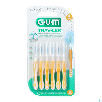 Gum trav-ler brosse interdent. 1,3mm 6    1514m6