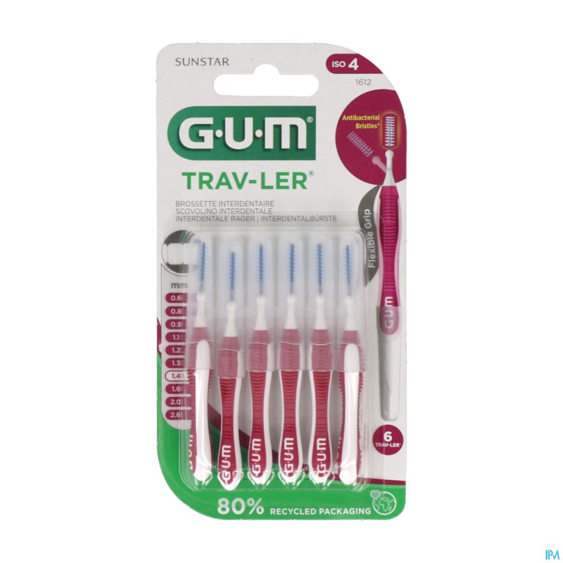 Gum trav-ler brosse interdent. 1,4mm 6    1612m6