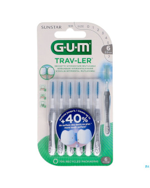 Gum trav-ler brosse interdent. 2,0mm 6    1618m6