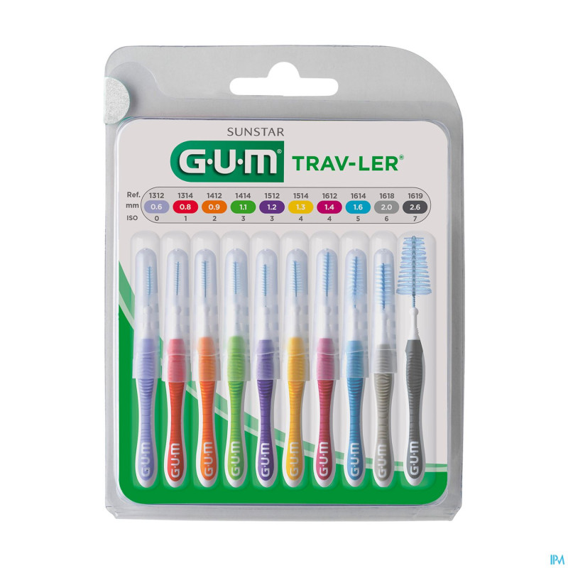 Gum trav-ler brosse interdent. multi diam.9 1699ma