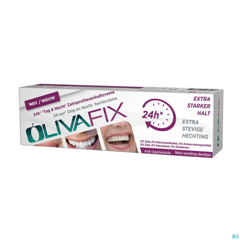 Olivafix creme fixation prothese tube 40g