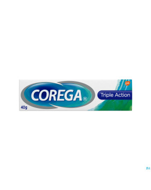 Corega triple active cr adh prothese dentaire  40g