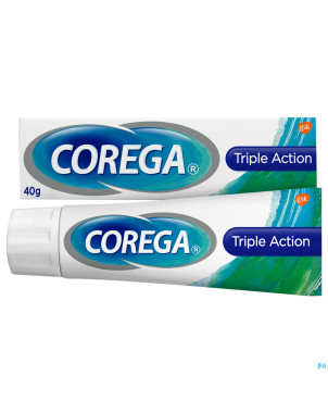 Corega triple active cr adh prothese dentaire  40g