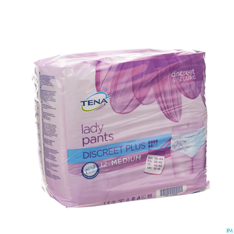 Tena lady pants discreet plus medium 12 797512