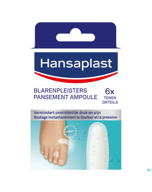 Hansaplast sos pansement ampoules petit    strip 6