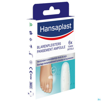 Hansaplast sos pansement ampoules petit    strip 6