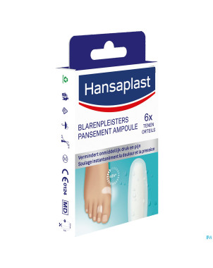 Hansaplast sos pansement ampoules petit    strip 6