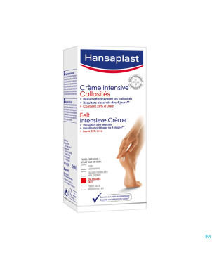 Hansaplast a/peau dure 20% uree cr intensive  75ml